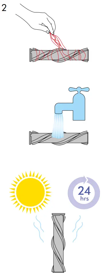 Washing your High Torque XL brush bar