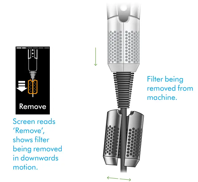 dyson Airstrait Straightener - filter