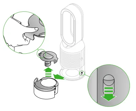 dyson Purifier Humidify Plus Cool Humidifier - water tank