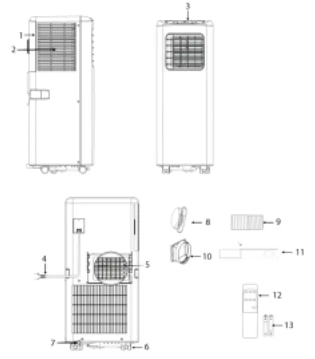 eden ED-7016 Air Conditioner 4
