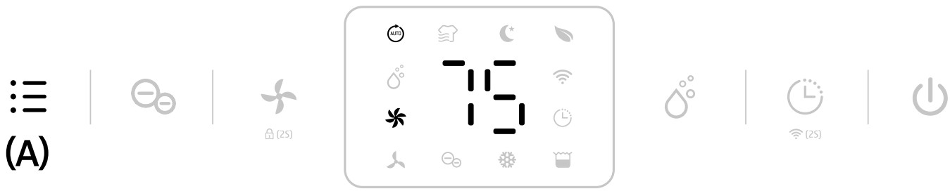 eeese 2568 WiFi Emma Dehumidifier - Mode button