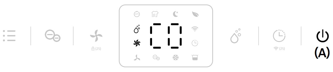 eeese 2568 WiFi Emma Dehumidifier - Switch 1