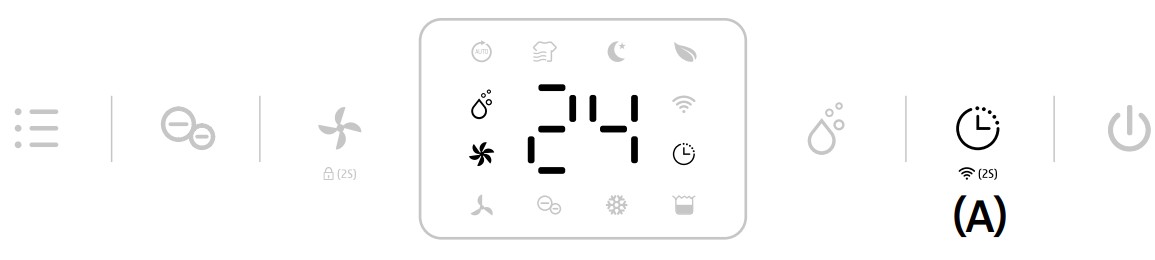 eeese 2568 WiFi Emma Dehumidifier - Timer button