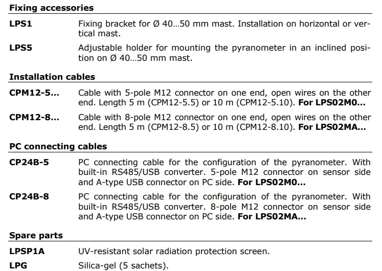 elta-OHM-LPS02-Series-PYRAsense-Pyranometers-Instruction-fig-9