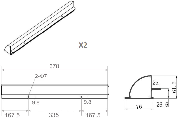 enjoy solar ES AHS 11 Monocrystalline Solar Panel - bracket