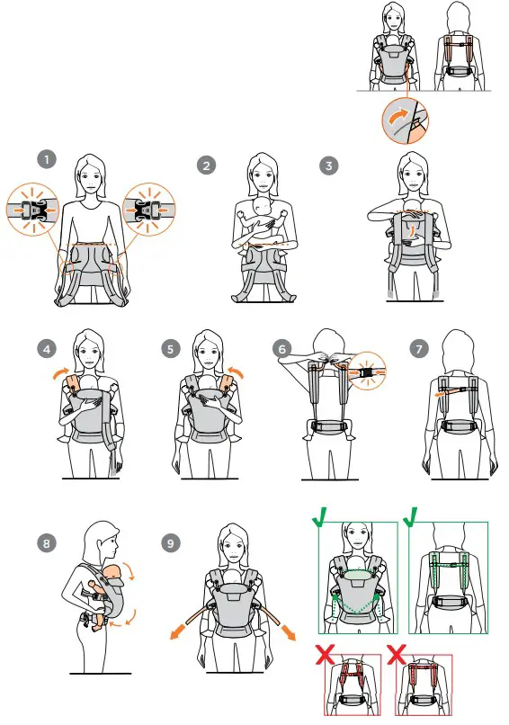 ergobaby Omni Breeze Baby Carrier - figure 14