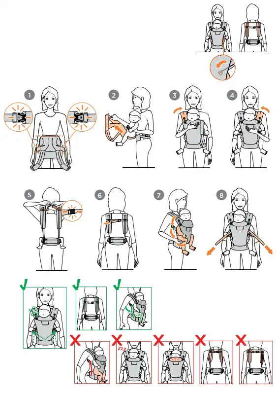 ergobaby Omni Breeze Baby Carrier - figure 16