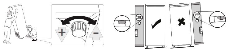 eta 275090000E Refrigerator Fridge Freezer - INSTALLATION 2