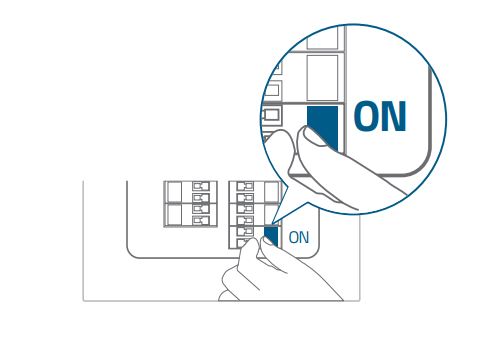 eufy S100 Wall Light Cam - Turn on the circuit breaker of your home