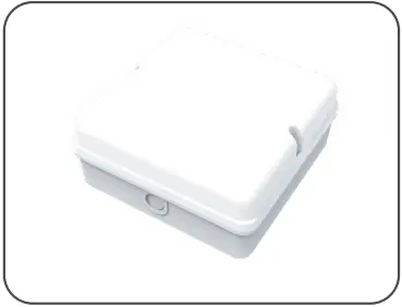 eurotech lighting SBSE Square Knockout Emergency LED Bulkhead 1