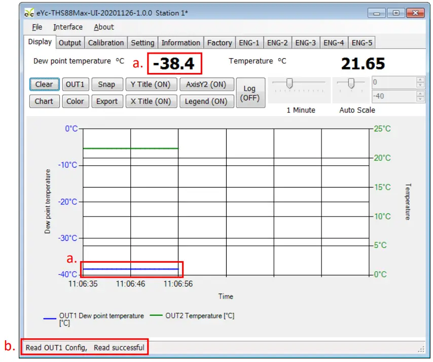 Software and calibration operation step