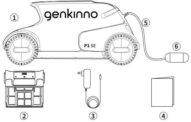 genkinno P1 SE Robotic Pool Cleaner-FIG1