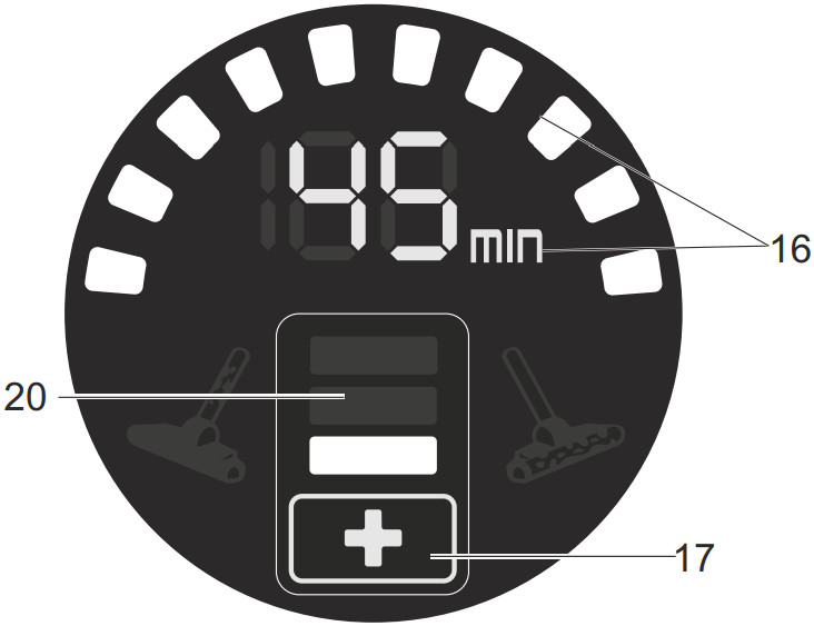 greenworks VUG403 24V Brushless Cordless Stick Vacuum - OPERATION 2