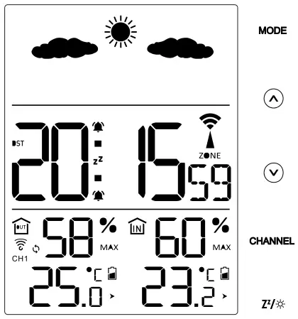 hama 00186417 Weather Station
