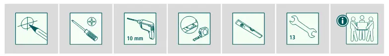 hama 00220811 Fix TV Wall Bracket- mounting kit1
