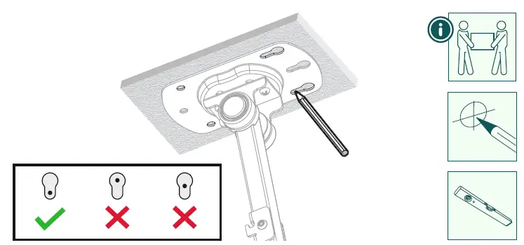 hama-00220877-TV-Ceiling-Bracket-FIG-7