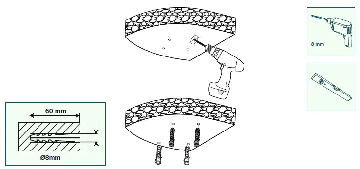 hama-00220877-TV-Ceiling-Bracket-FIG-8