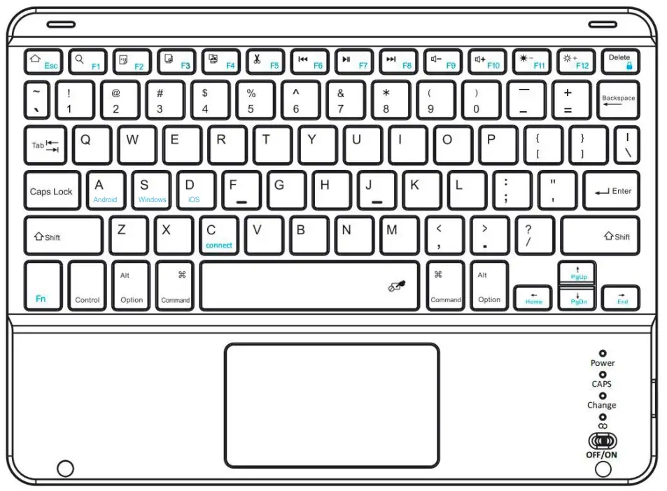 hama 00222095 Premium Tablet Case with keyboard