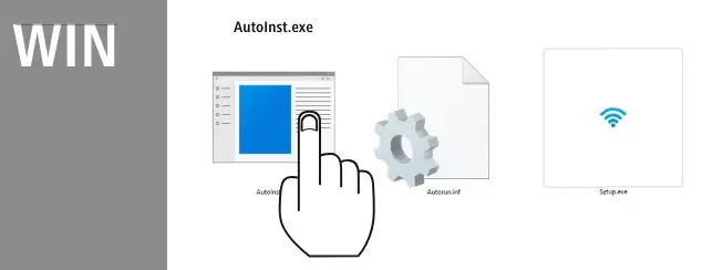 hama N150 Nano Wlan USB Stick - WIN