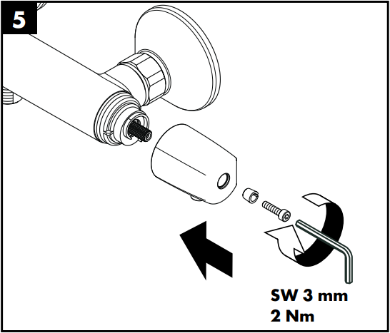 hansgrohe Ecostat Bath Mixer - Adjustment 5