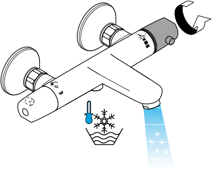 hansgrohe Ecostat Bath Mixer - Operation 4