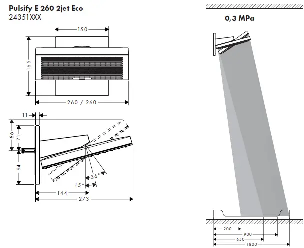 hansgrohe-Pulsify-260-2jet-Eco-24151XXX-Overhead-Shower-25