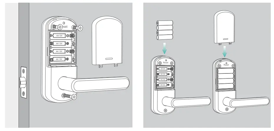 hornbill 2312 Smart Door Lock Keypad - Back Plate