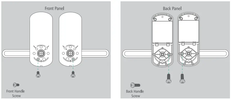 hornbill 2312 Smart Door Lock Keypad - Handle direction