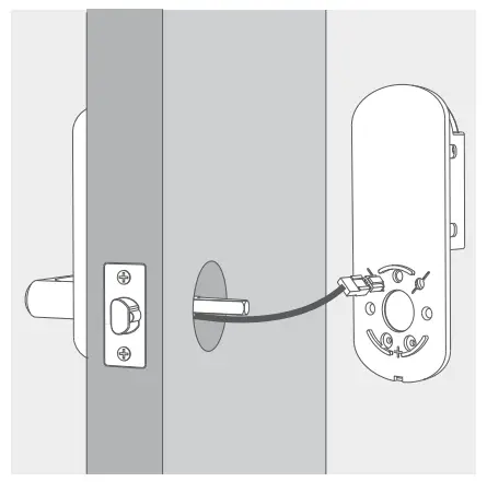 hornbill 2312 Smart Door Lock Keypad - Mounting Plate