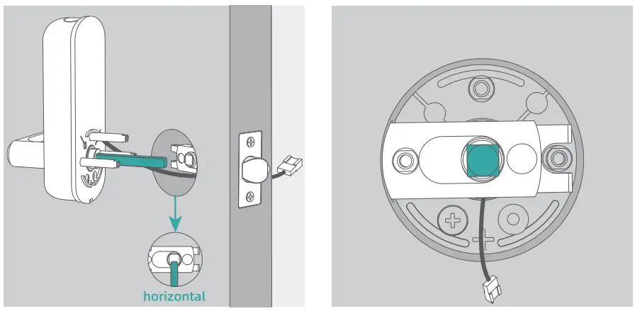 hornbill 2312 Smart Door Lock Keypad - front panel
