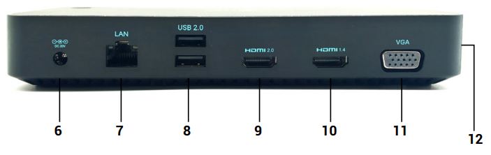i-tec-CATRIPLEDOCKVGAPD-USB-3-0-or-USB-C-Thunderbolt-3x-Display-Docking-Station-fig 3