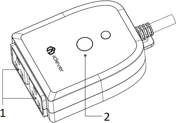 iClever IC-BS06 Smart Outdoor Outlet - a1