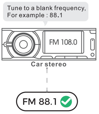 ibxShow T86 Bluetooth Car Adapter - connect