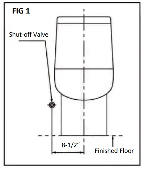 innociusa 81276 One Piece Single Flush Toilet - PACKAGE 1