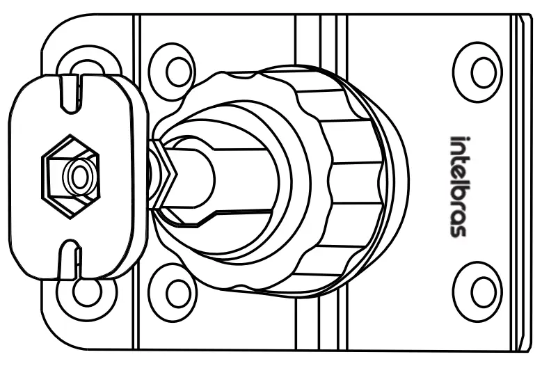 intelbras IV 7000 EX Passive Infrared Motion Sensor - Mounted stand