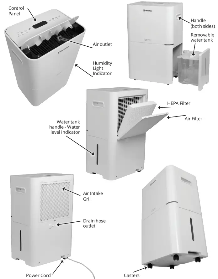 inventor CF Series Dehumidifier Air Purifier - fig 7