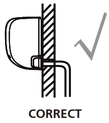 inventor LDVI-09WFI Air Conditioning Systems Wall Mounted Unit - HOSE PLACEMENT