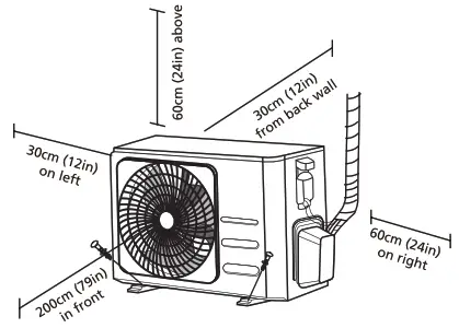 inventor LDVI-09WFI Air Conditioning Systems Wall Mounted Unit - Outdoor Unit