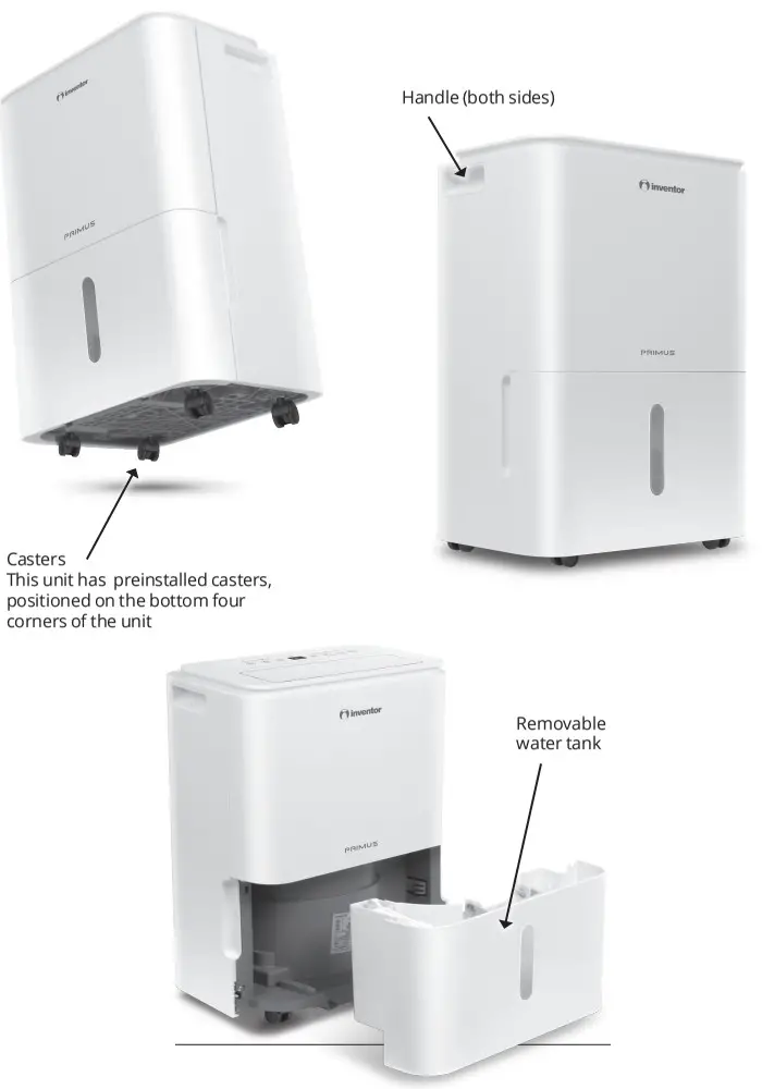 inventor PM WUI 16L Primus Dehumidifier - KNOW YOUR DEHUMIDIFIER