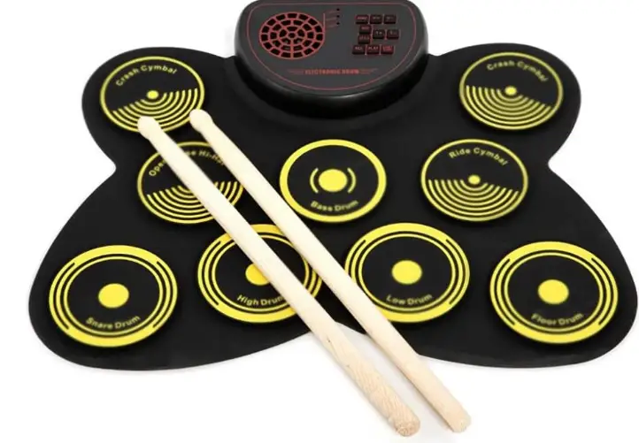 jkil-YUTR-9-Pads-Electronic-Built-in-Speakers-Electric-Drum-product
