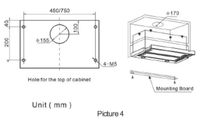 kleenmaid RHSO91 Slide Out Rangehood 90cm - FIG3