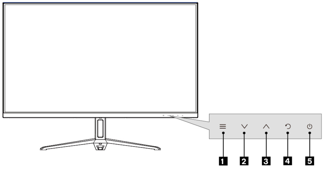 kogan KAMN32F7SC Full HD 75Hz Freesync Monitor - Monitor Controls
