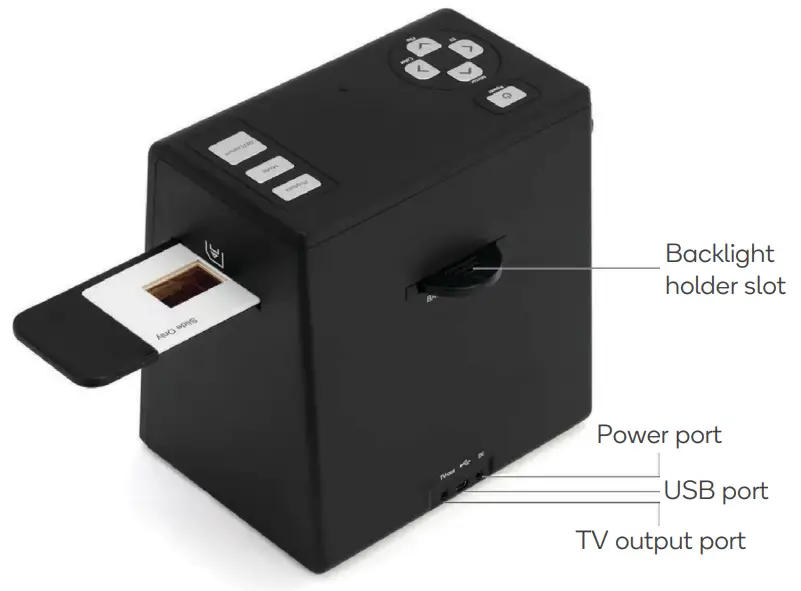 kogan KASCNCMB51B 5 In 1 Combo Scanner - Back view