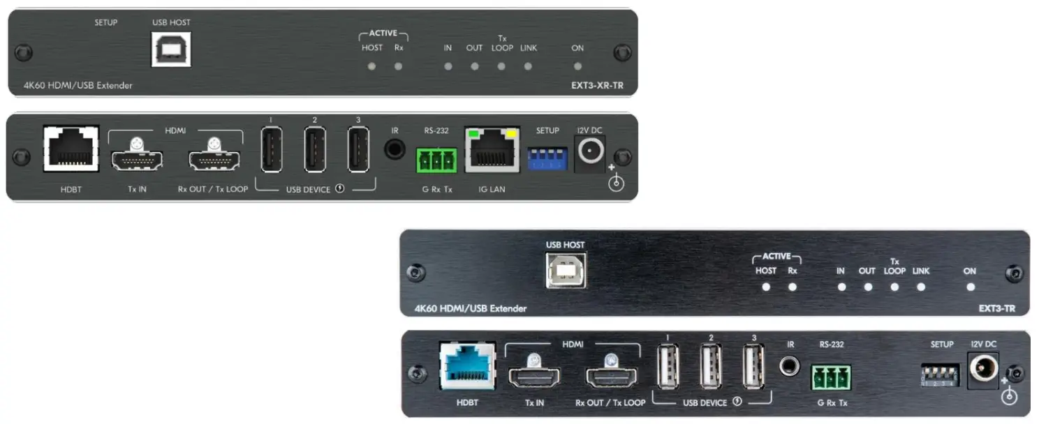 kramer EXT3 XR TR 4K60 HDMI USB Extender