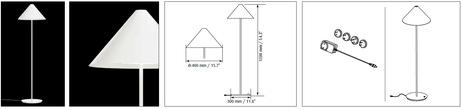 louis poulsen D2W 2700-2000K Keglen LED Floor Lamp 1