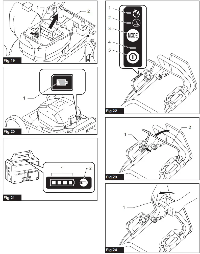 makita LM003JB101 Cordless Lawn Mower - fig 5