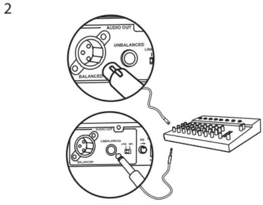 mascot UXD-100 Wireless Microphone System - LCD display 2
