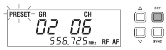 mascot UXD-100 Wireless Microphone System - Setting