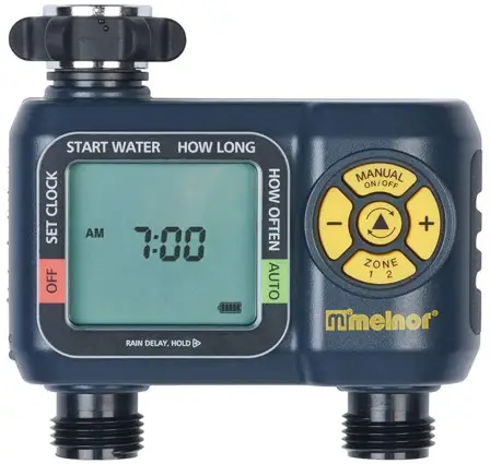 melnor 65035 AMZ AquaTimer 2 Zone Digital Water Timer