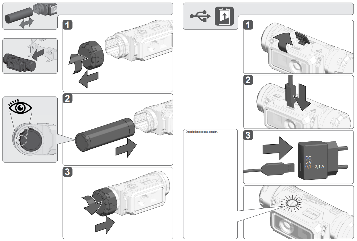 milwaukee L4 HL2 USB Rechargeable Headlamp - fig1